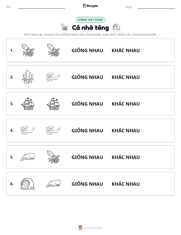 Giống Hay Khác