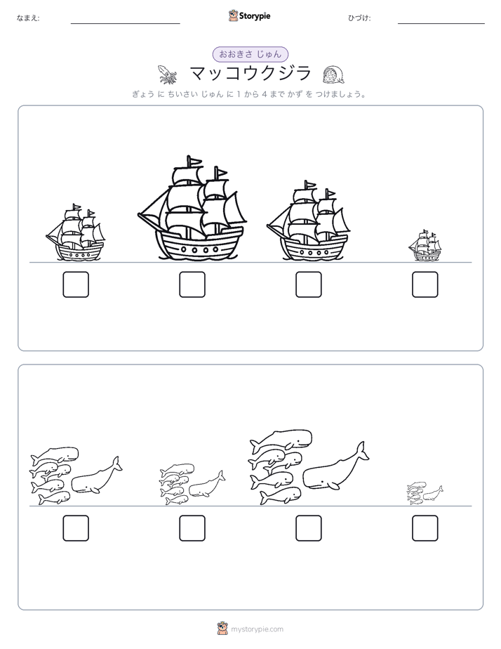 サイズ順