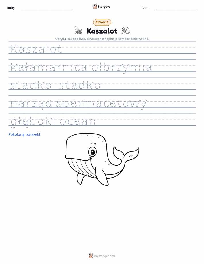Ćwiczenie Pisania