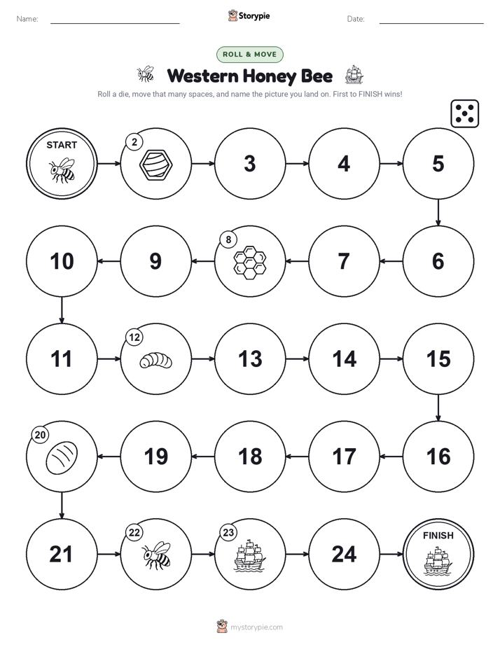Roll & Move Game