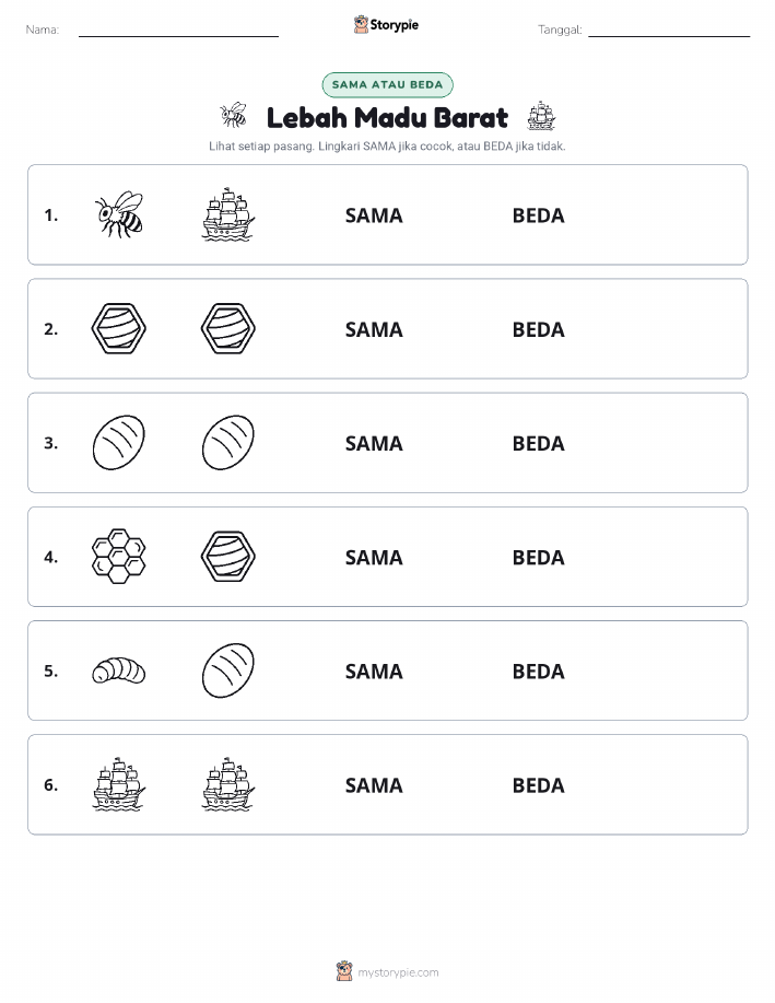 Sama atau Berbeda