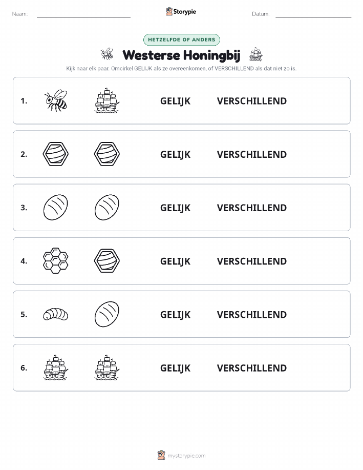 Zelfde of Verschillend