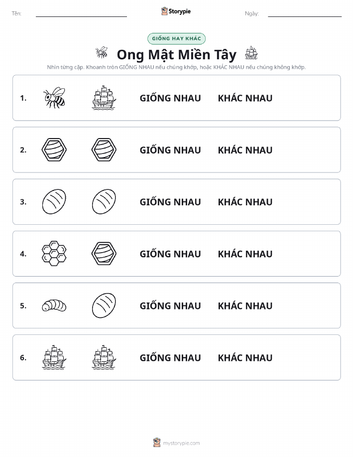 Giống Hay Khác