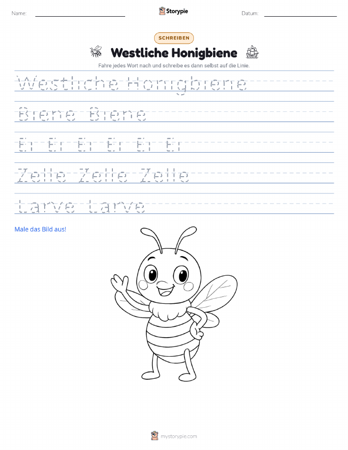 Schreibübung