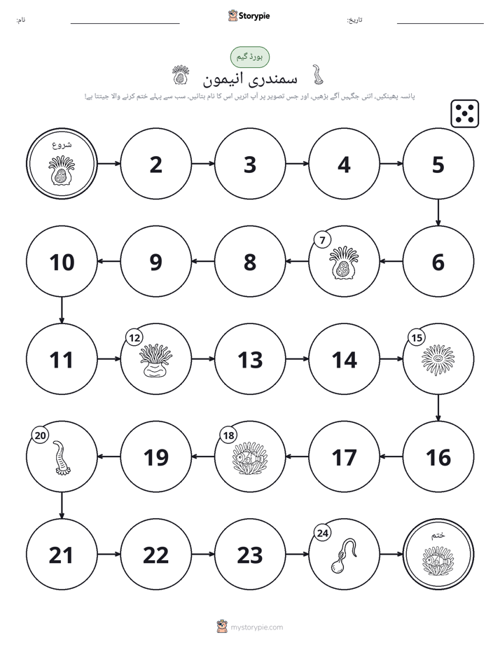 رول اور منتقل کریں کھیل