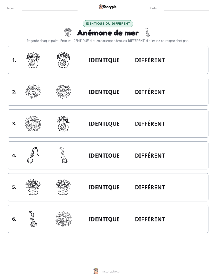 Identique ou Différent