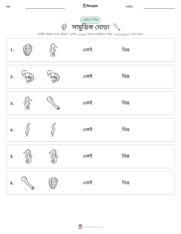 একই বা ভিন্ন