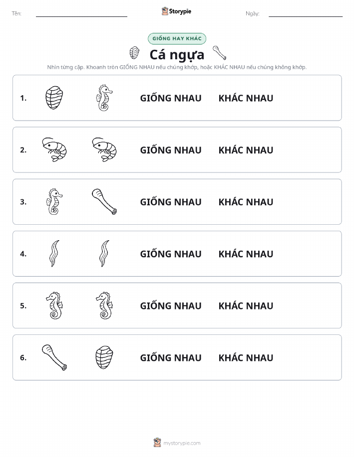 Giống Hay Khác