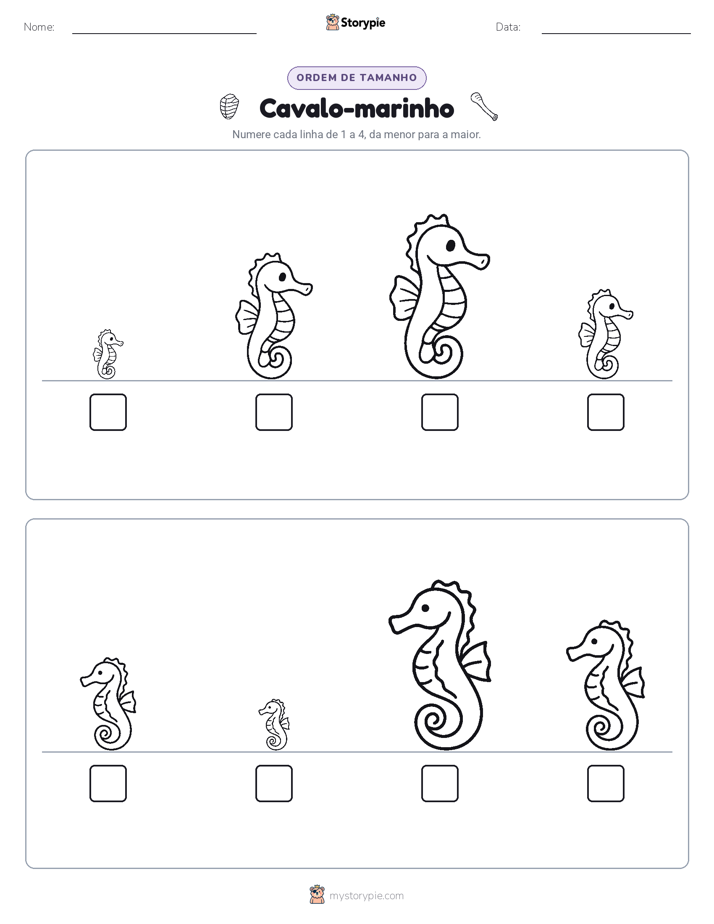 Ordem de Tamanho