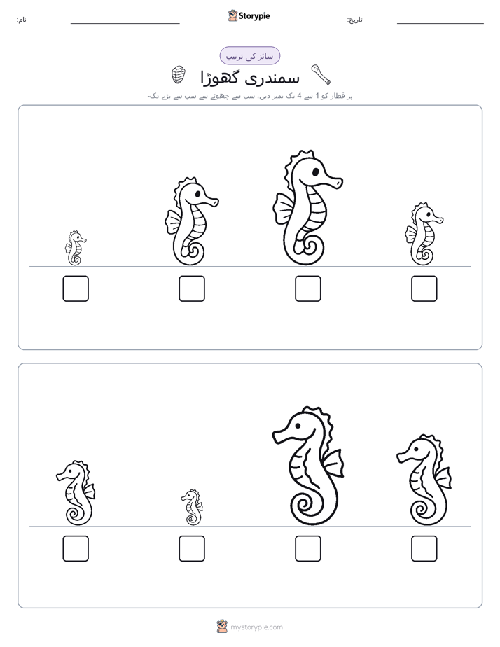 سائز کی ترتیب