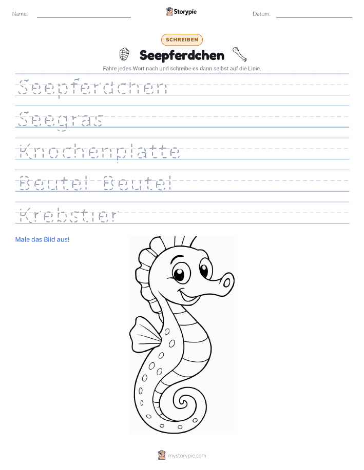 Schreibübung