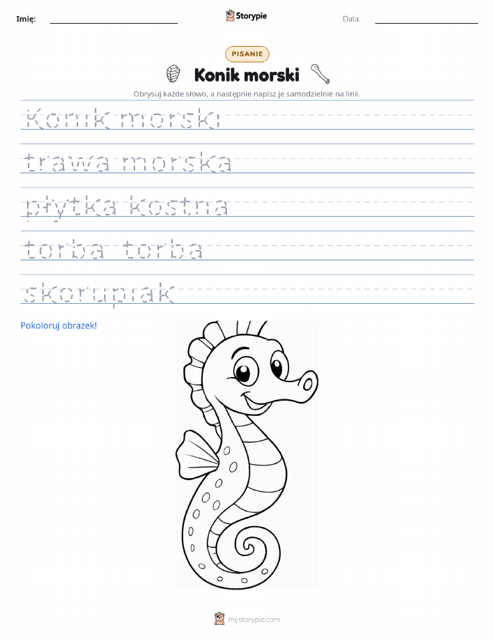 Ćwiczenie Pisania