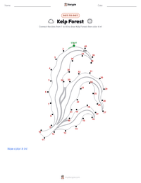 Kelp Forest printable worksheet preview