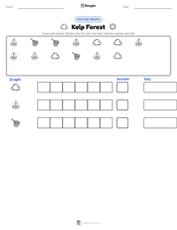 Kelp Forest printable worksheet preview