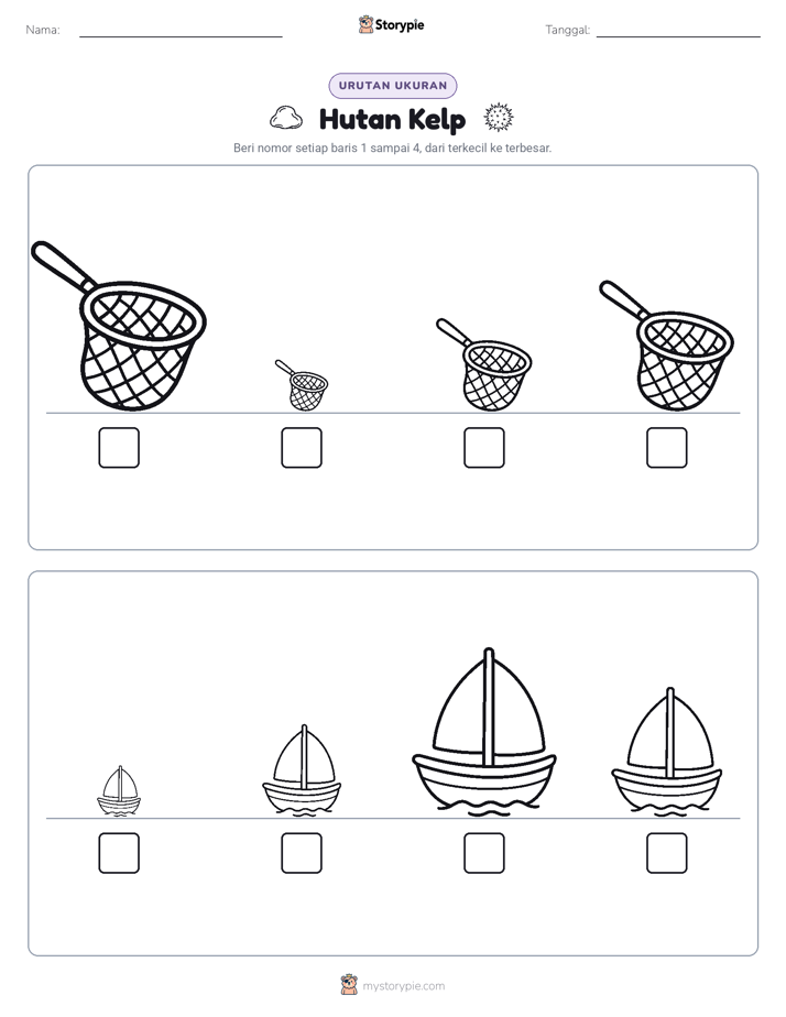 Urutan Ukuran