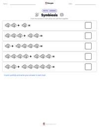 Symbiosis printable worksheet preview