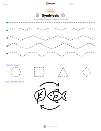 Symbiosis printable worksheet preview