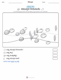 ಸಮುದ್ರ ನೀರುನಾಯಿ ಮುದ್ರಣೀಯ ಕಾರ್ಯಪತ್ರದ ಪೂರ್ವದೃಶ್ಯ