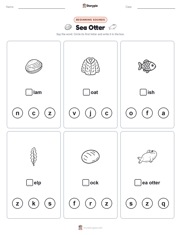 Beginning Sounds