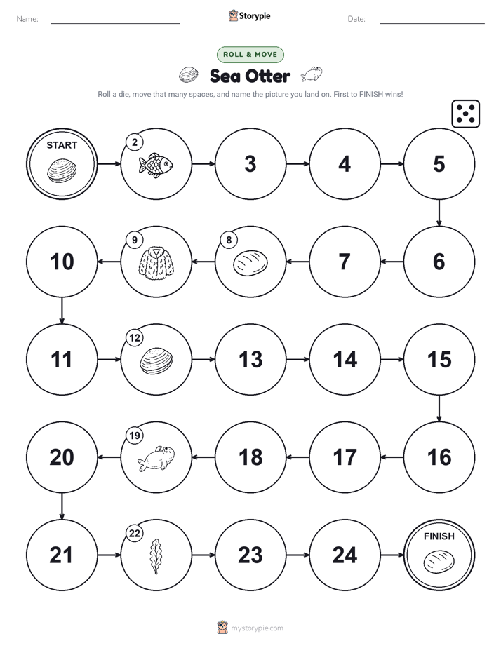 Roll & Move Game