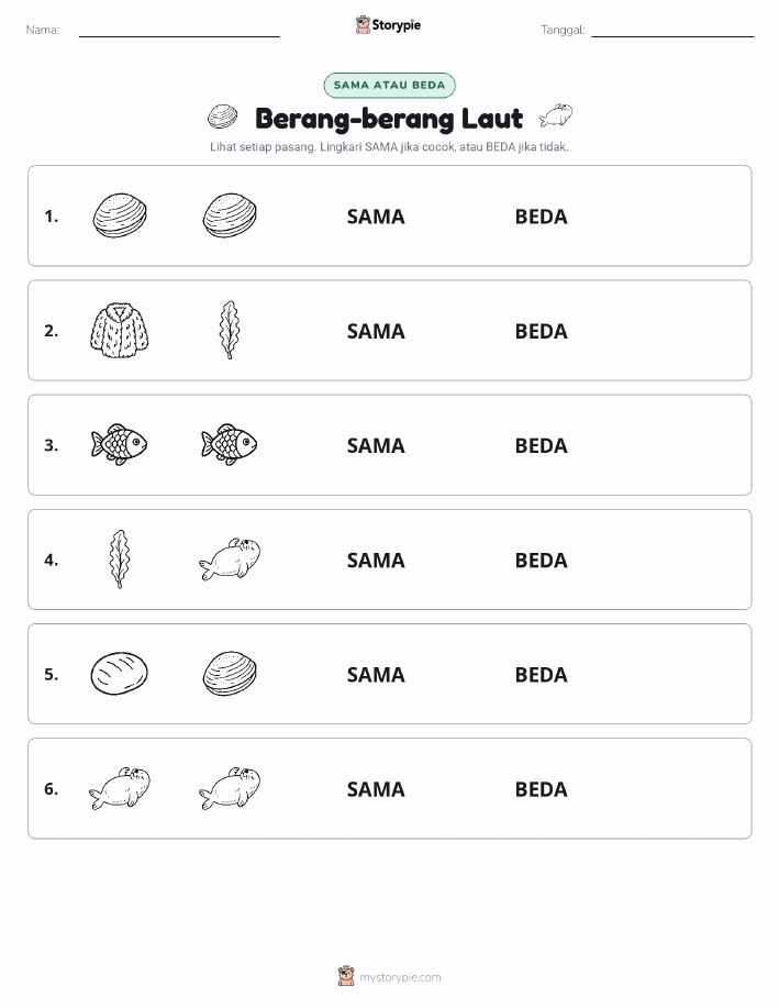 Sama atau Berbeda