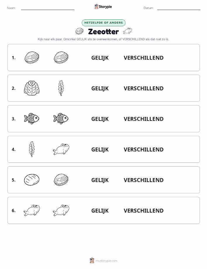 Zelfde of Verschillend