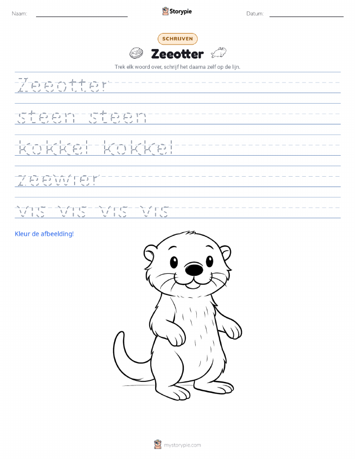 Schrijf Oefening