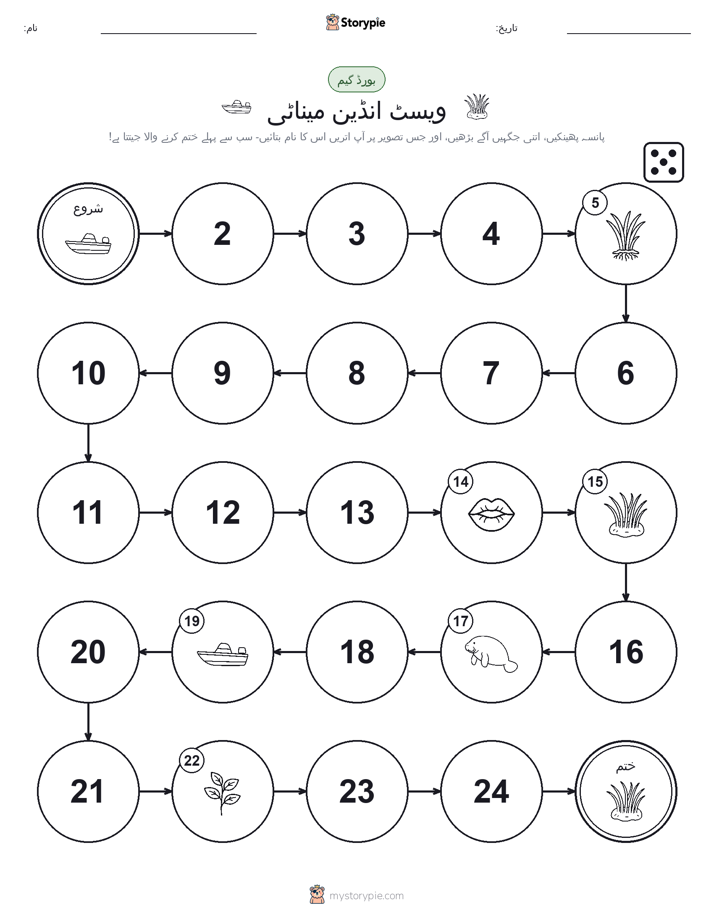 رول اور منتقل کریں کھیل