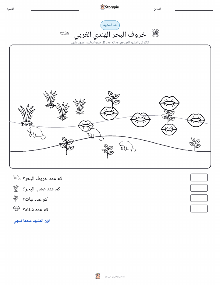 مشهد العد