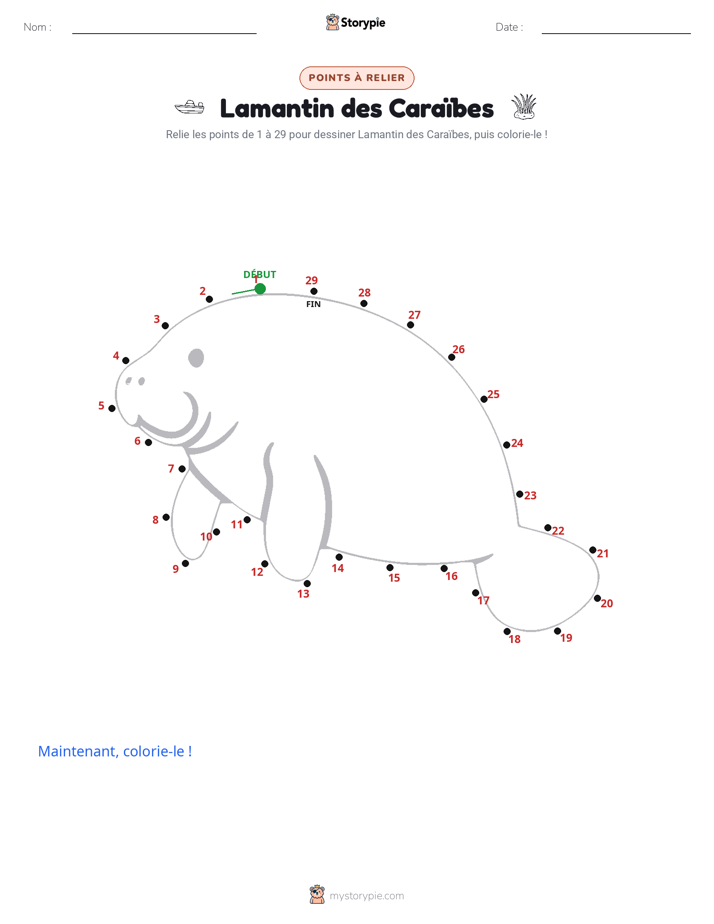 Relie les points