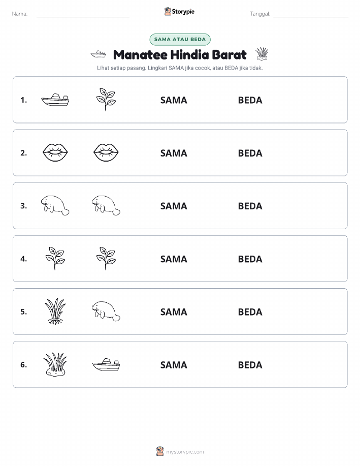 Sama atau Berbeda