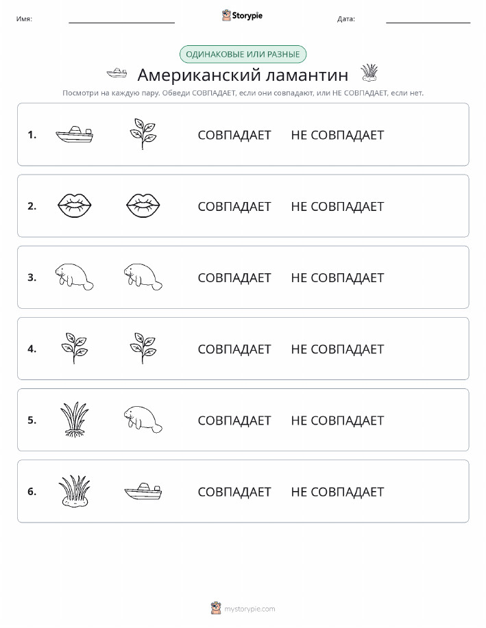 Одинаковое или разное
