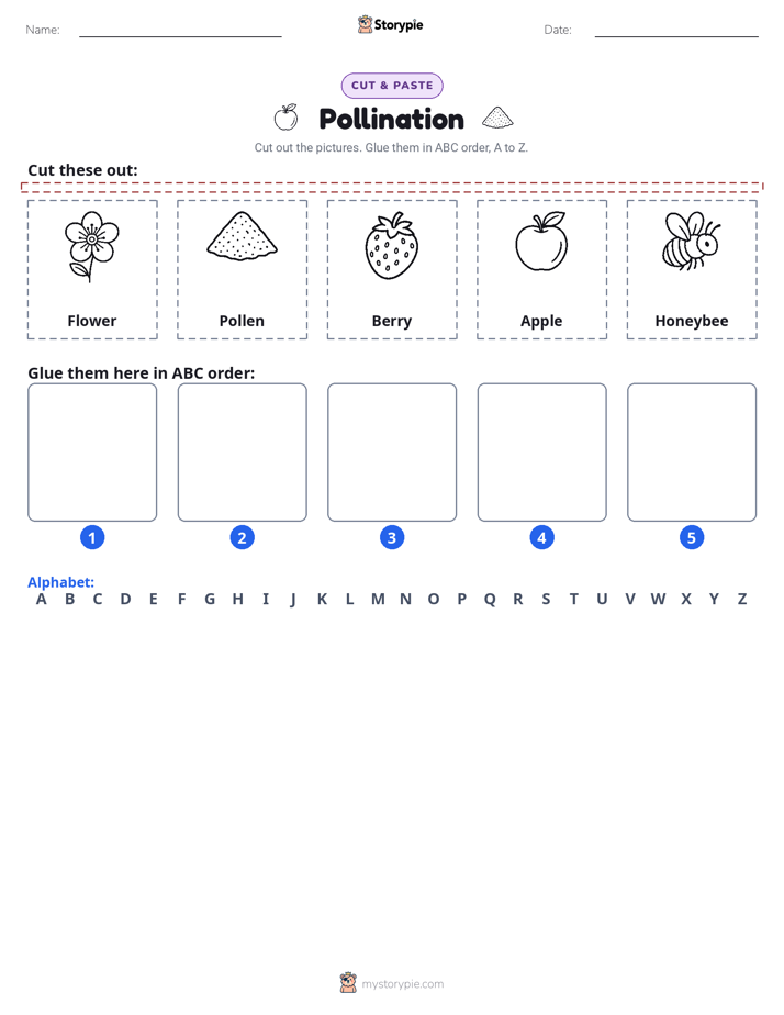 Cut & Paste Alphabet
