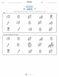 사마귀 인쇄 가능한 워크시트 미리보기