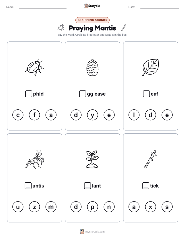 Beginning Sounds