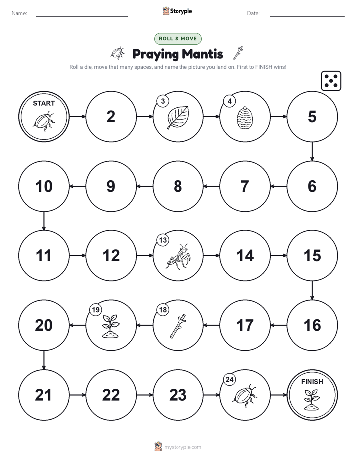 Roll & Move Game