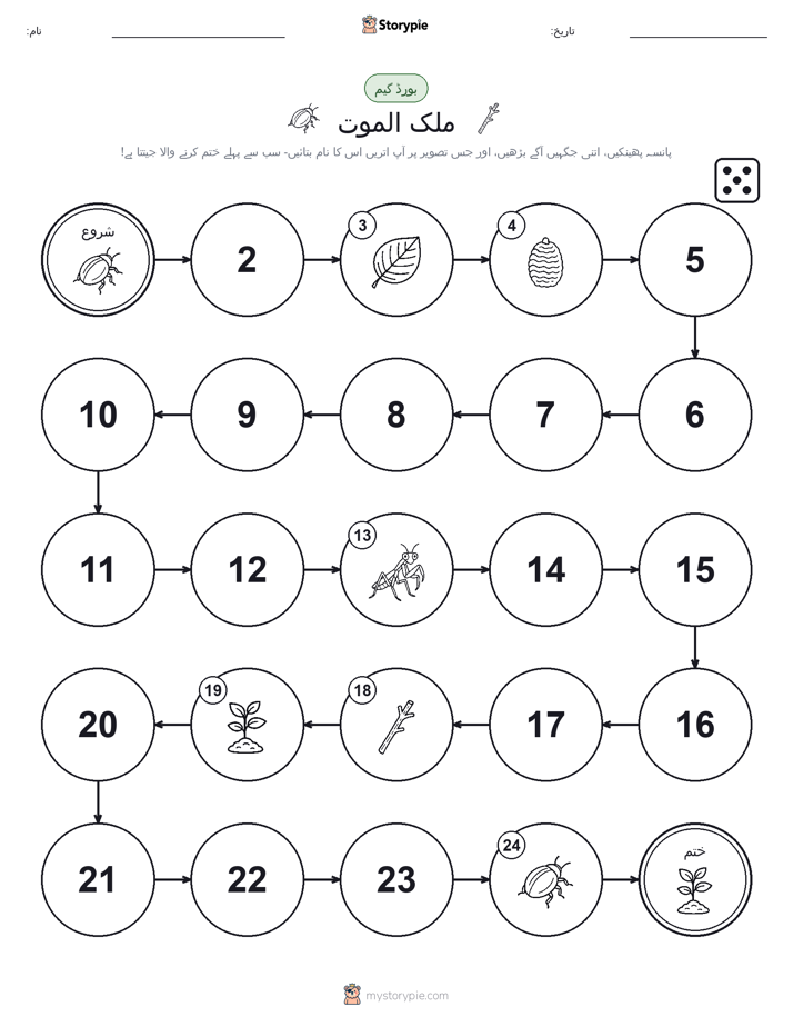 رول اور منتقل کریں کھیل