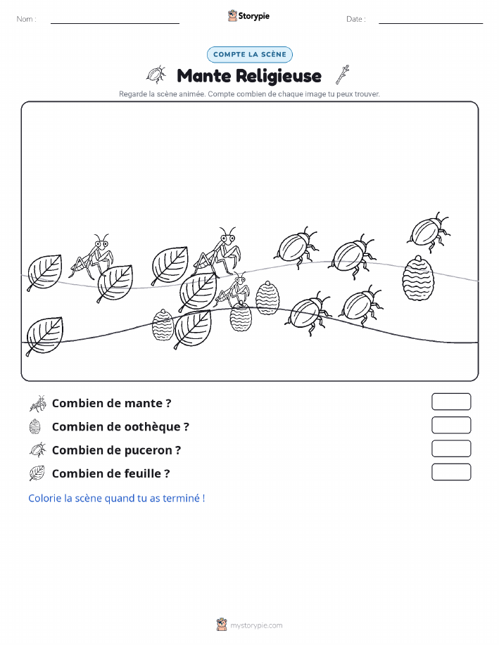 Scène de Comptage