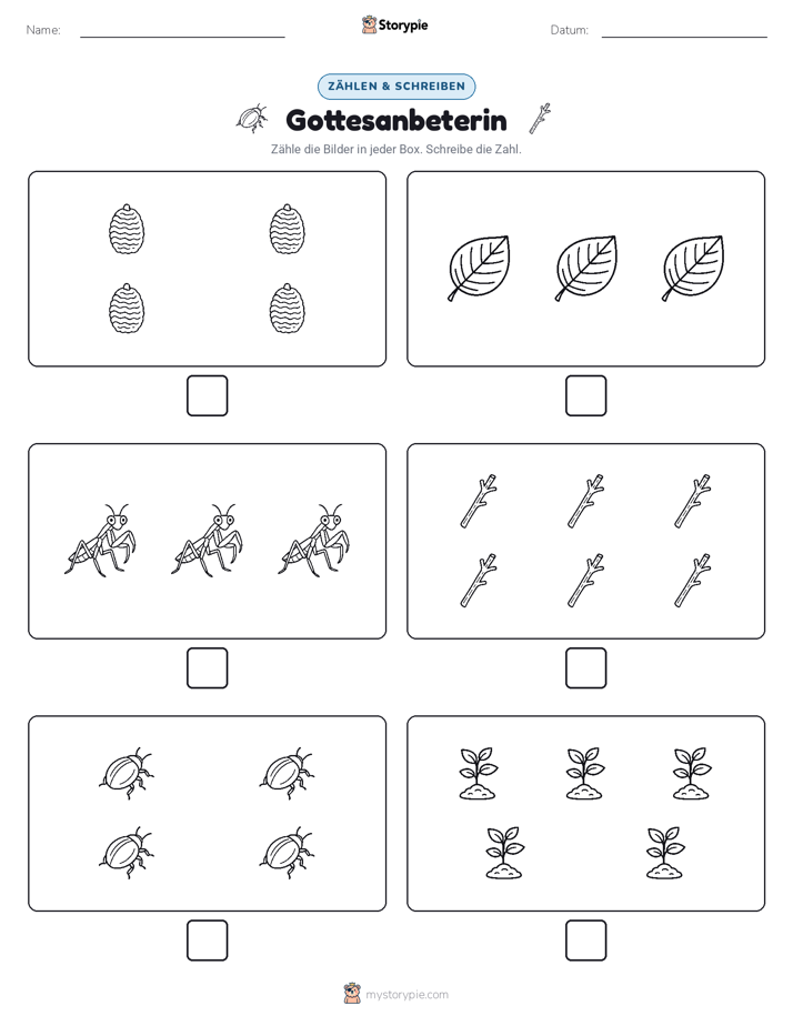 Zählen & Schreiben
