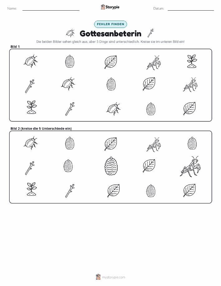 Finde den Unterschied
