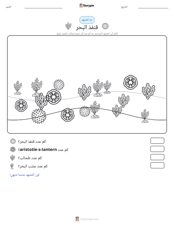 مشهد العد