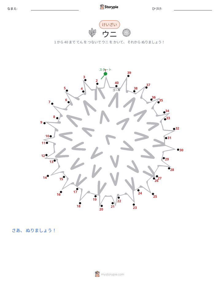 点つなぎ