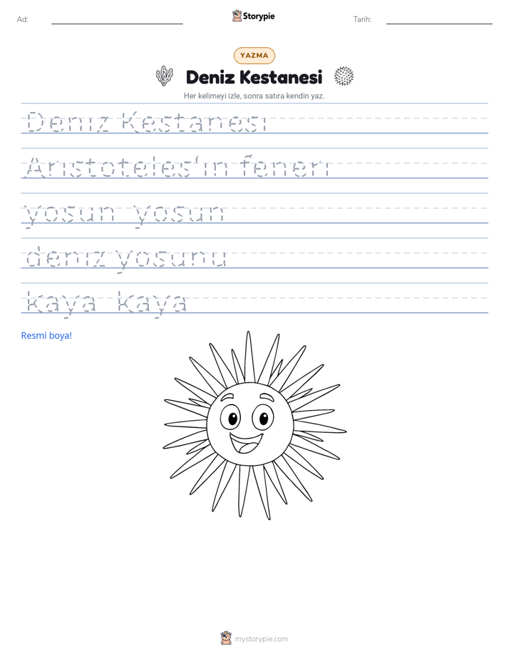 Yazma Pratiği