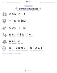 Xem trước tài liệu in sẵn Động vật giáp xác