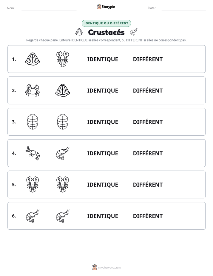 Identique ou Différent