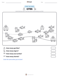 CITES printable worksheet preview
