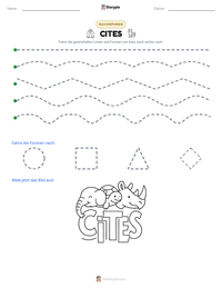 CITES druckbare Arbeitsblatt Vorschau