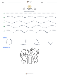 CITES 可打印工作表预览