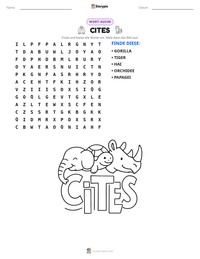 CITES druckbare Arbeitsblatt Vorschau