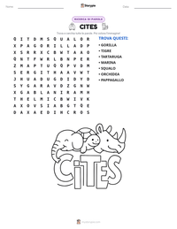 Anteprima della scheda stampabile di CITES